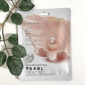 New $5 ea OR 5/$18 SAPLAYA Pearl Anti-Aging Tone/Brighten Nutrition Face Mask